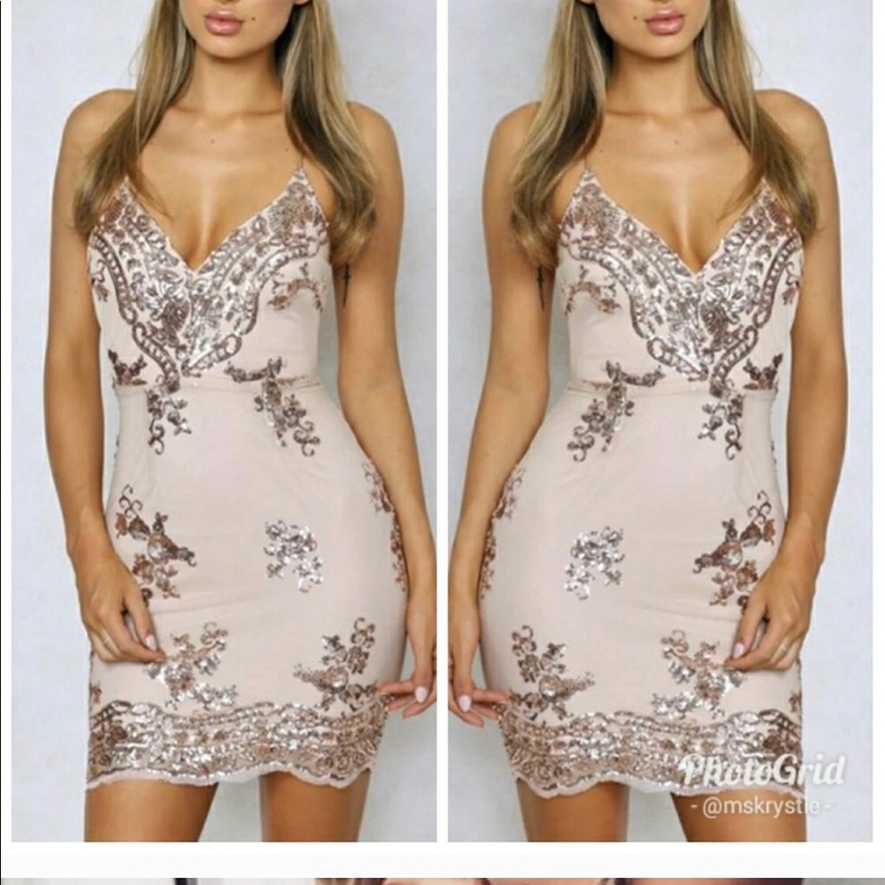 Beautiful sexy sequin dress